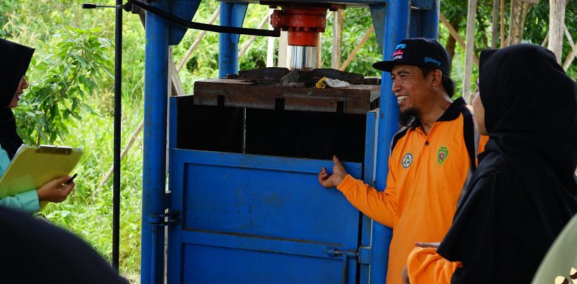 Salah satu bank sampah di PPU