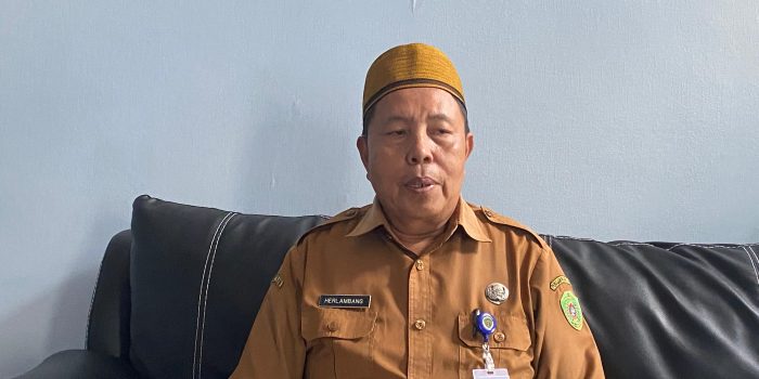 Sekretaris Diskominfo PPU, Herlambang saat di temui di ruang kerjanya