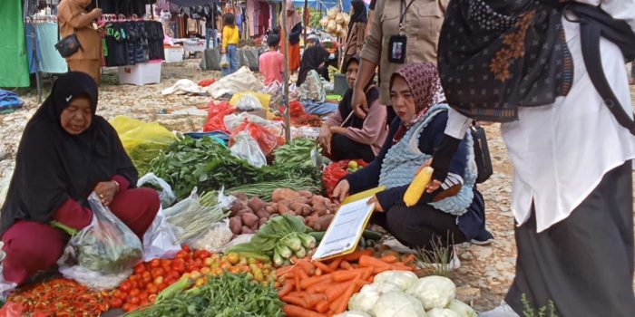 Monitoring distribusi dan harga bahan pangan di Pasar